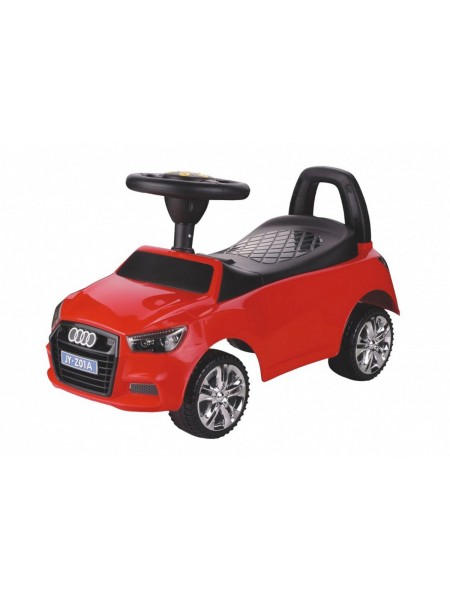 Детская машинка- толкачик с MP3 Audi JY-Z01A цвет: красный