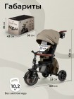 3-х колесный велосипед QPlay Comfo Max цвет: Brown (T70)