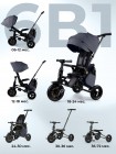 3-х колесный велосипед QPlay SPRINTER MAX 6в1 цвет: Grey (Oxford/Graphite) (S702)