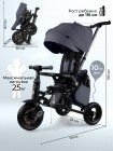 3-х колесный велосипед QPlay SPRINTER MAX 6в1 цвет: Grey (Oxford/Graphite) (S702)