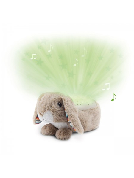 Детская игрушка-ночник (проектор) ZAZU "Кролик Руби" со световыми и звуковыми эффектами (ZA-RUBY-01)