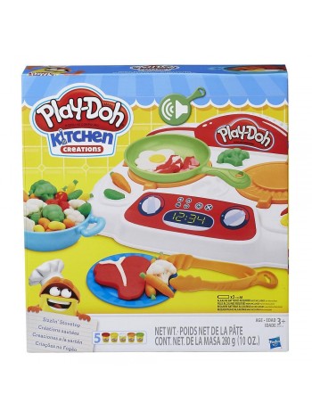 Детский игровой набор пластилина с аксессуарами " Кухонная плита " Play Doh \Плэй До Hasbro \ Хасбро 9014